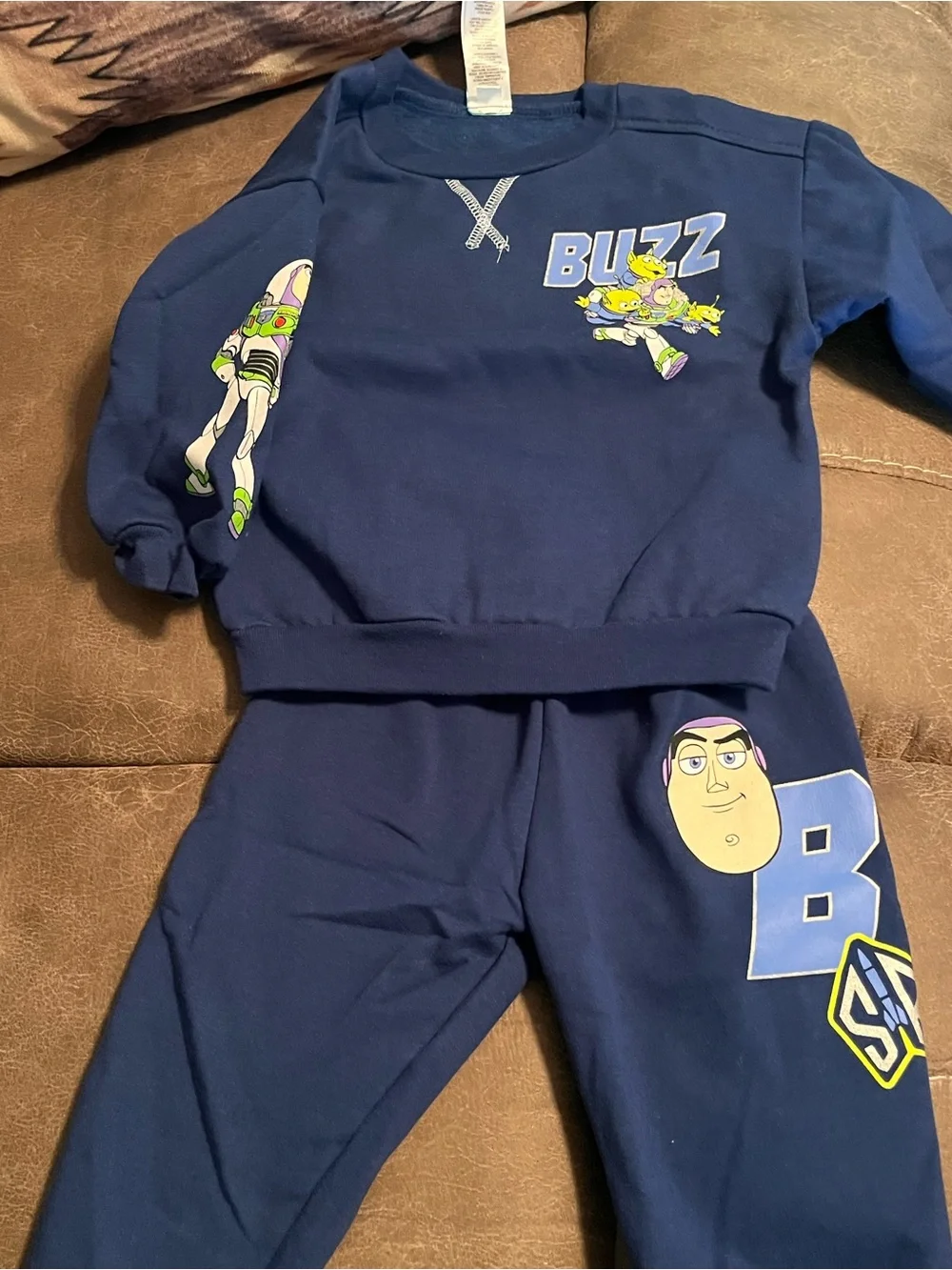 Disney Kids Navy Blue Buzz Lightyear Matching Set